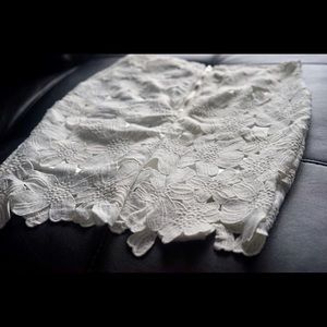 Brand New White Lace Skirt